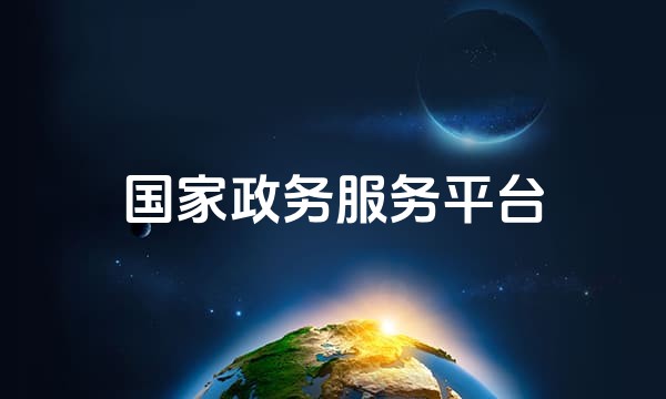国家政务服务平台