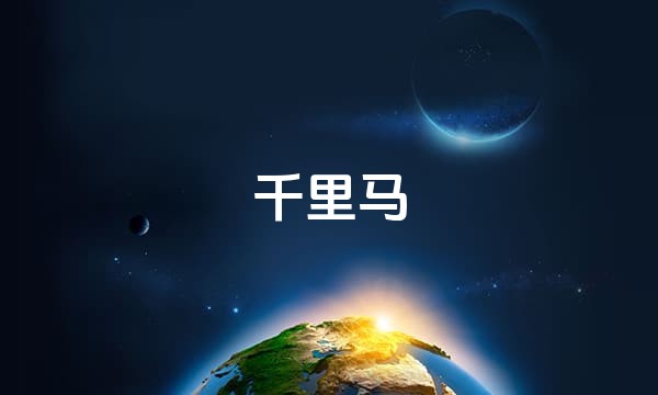 千里马